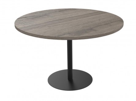 Table  Ø 120 pied métal